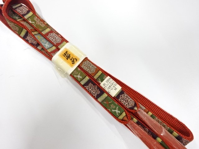 未使用品　正絹　手組帯締め
